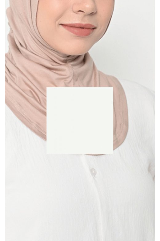 Asnia Hijab Instan Serut Tan -  Hijab Tencel Micro Modal